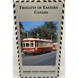 Trolleys Of Eastern Canada VHS Video Trains Railroad Toronto Montreal Ottawa